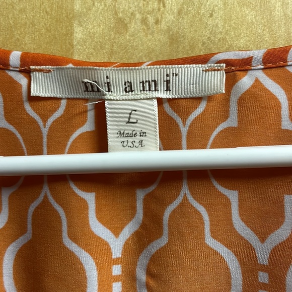 Miami brand orange blouse - Picture 3 of 5